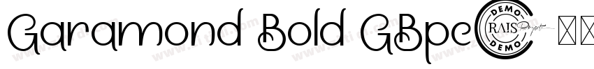 Garamond Bold GBpc字体转换